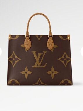 Louis Vuitton reversed OTG MM Monogram Canvas Brown and Tan Tote